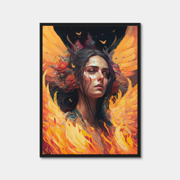 She's On Fire Wall Art — Framed Canvas Format preview