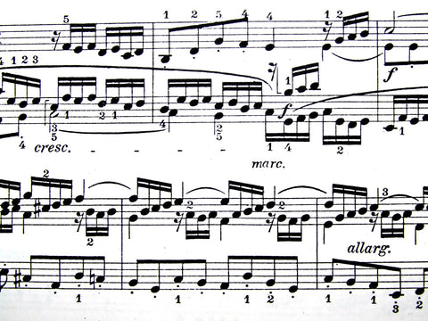 Sheet Music Wall Art