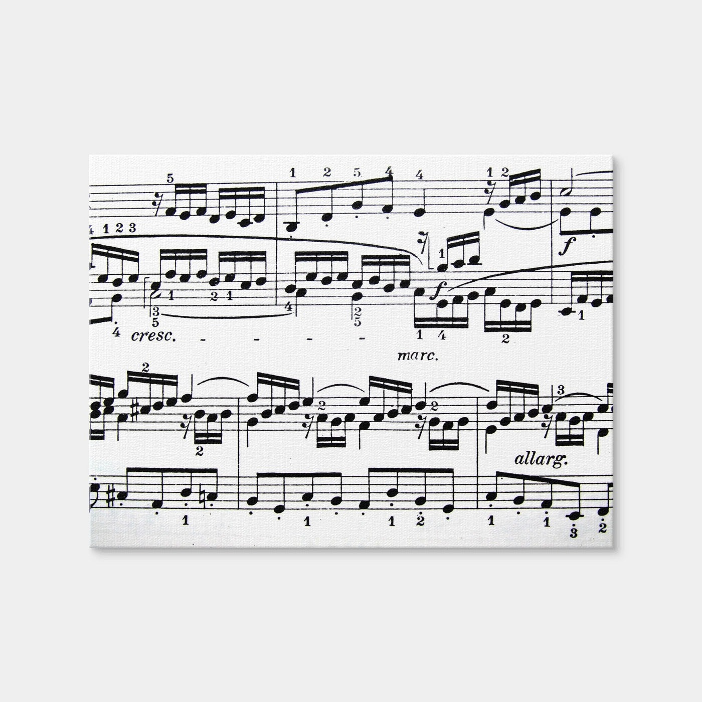 AUTO-MOCKUP WHITE | Sheet Music | 1 Piece | Gallery Wrap | group=4x3