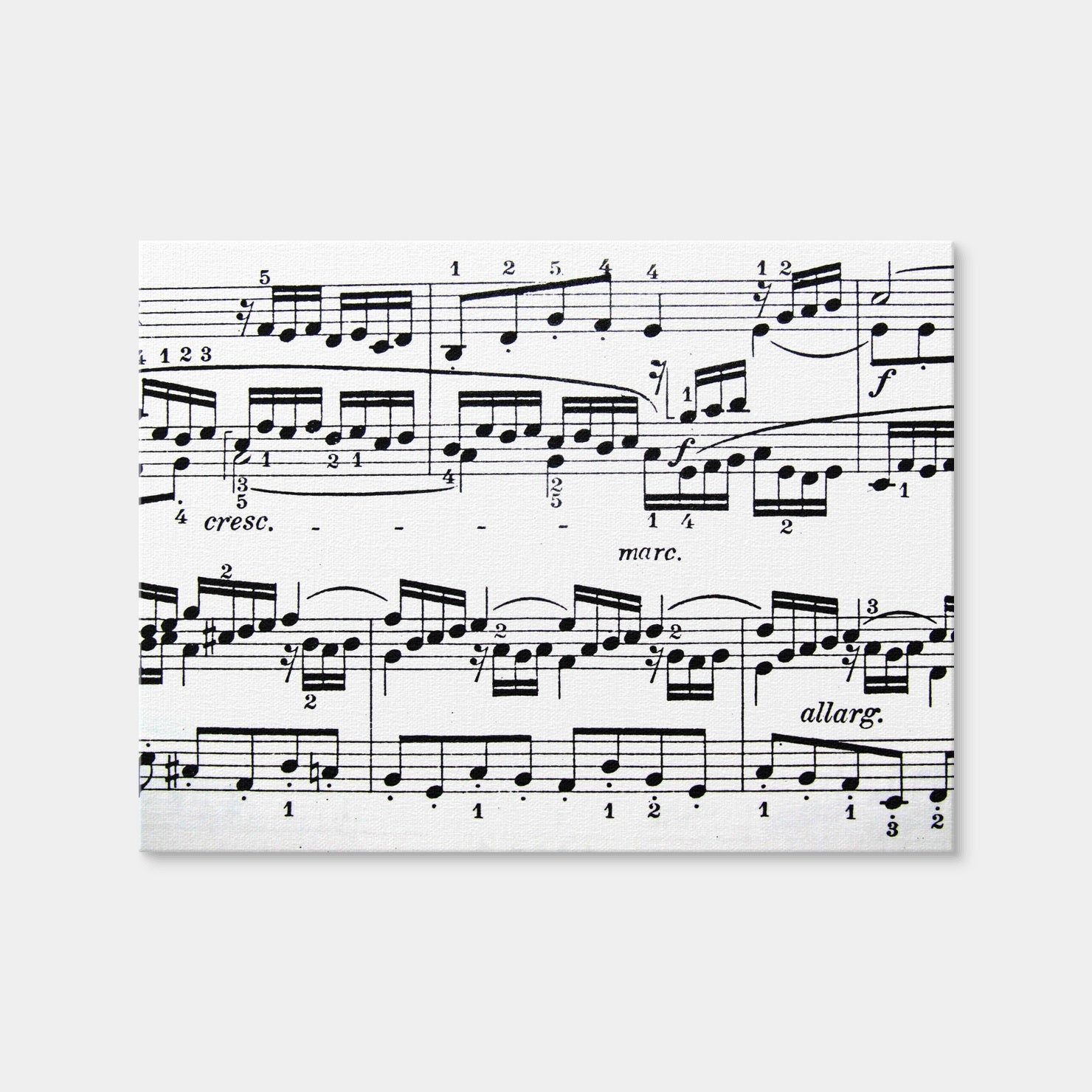 AUTO-MOCKUP WHITE | Sheet Music | 1 Piece | Gallery Wrap | group=4x3
