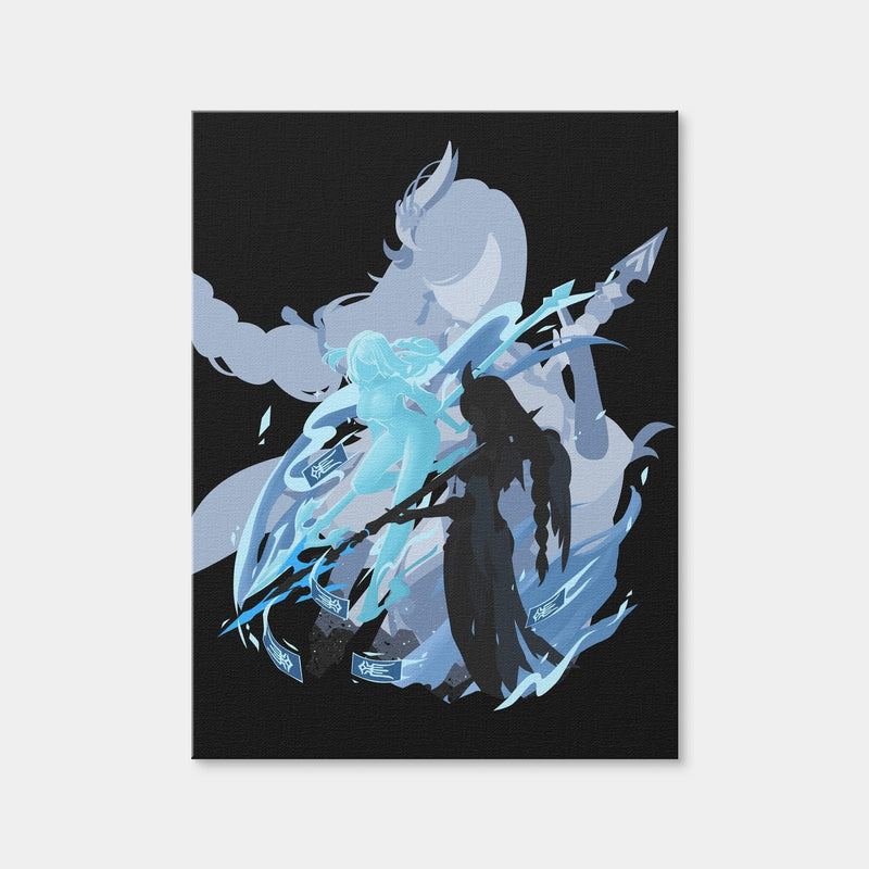 AUTO-MOCKUP WHITE | Shenhe | 1 Piece | Gallery Wrap | group=3x4