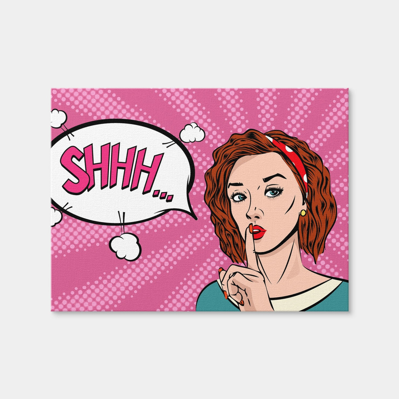 AUTO-MOCKUP WHITE | Shhh | 1 Piece | Gallery Wrap | group=4x3