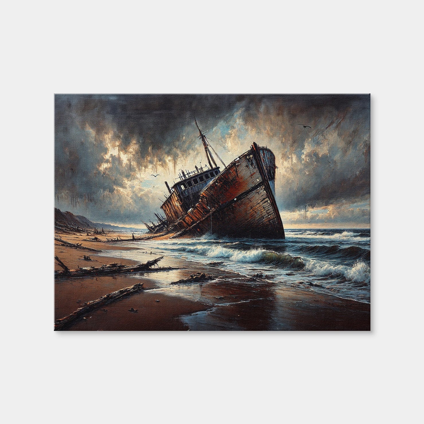 AUTO-MOCKUP WHITE | Shipwreck | 1 Piece | Gallery Wrap Canvas | group=4x3