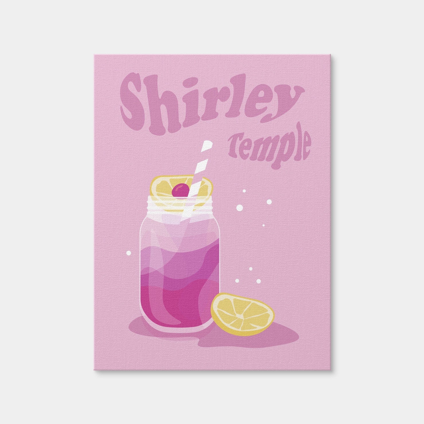 AUTO-MOCKUP WHITE | Shirley Temple Pink | 1 Piece | Gallery Wrap | group=3x4