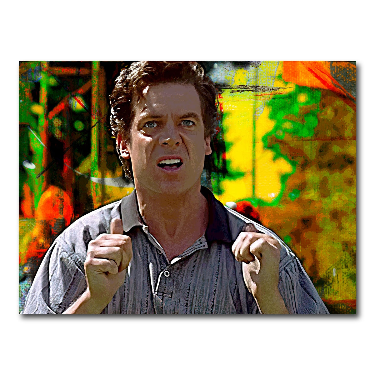 AUTO-MOCKUP WHITE | Shooter McGavin | 1 Piece | Gallery Wrap Canvas | group=4x3
