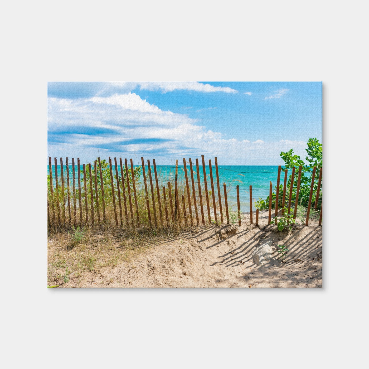 AUTO-MOCKUP WHITE | Shoreline with Fence in Evanston | 1 Piece | Gallery Wrap | group=4x3