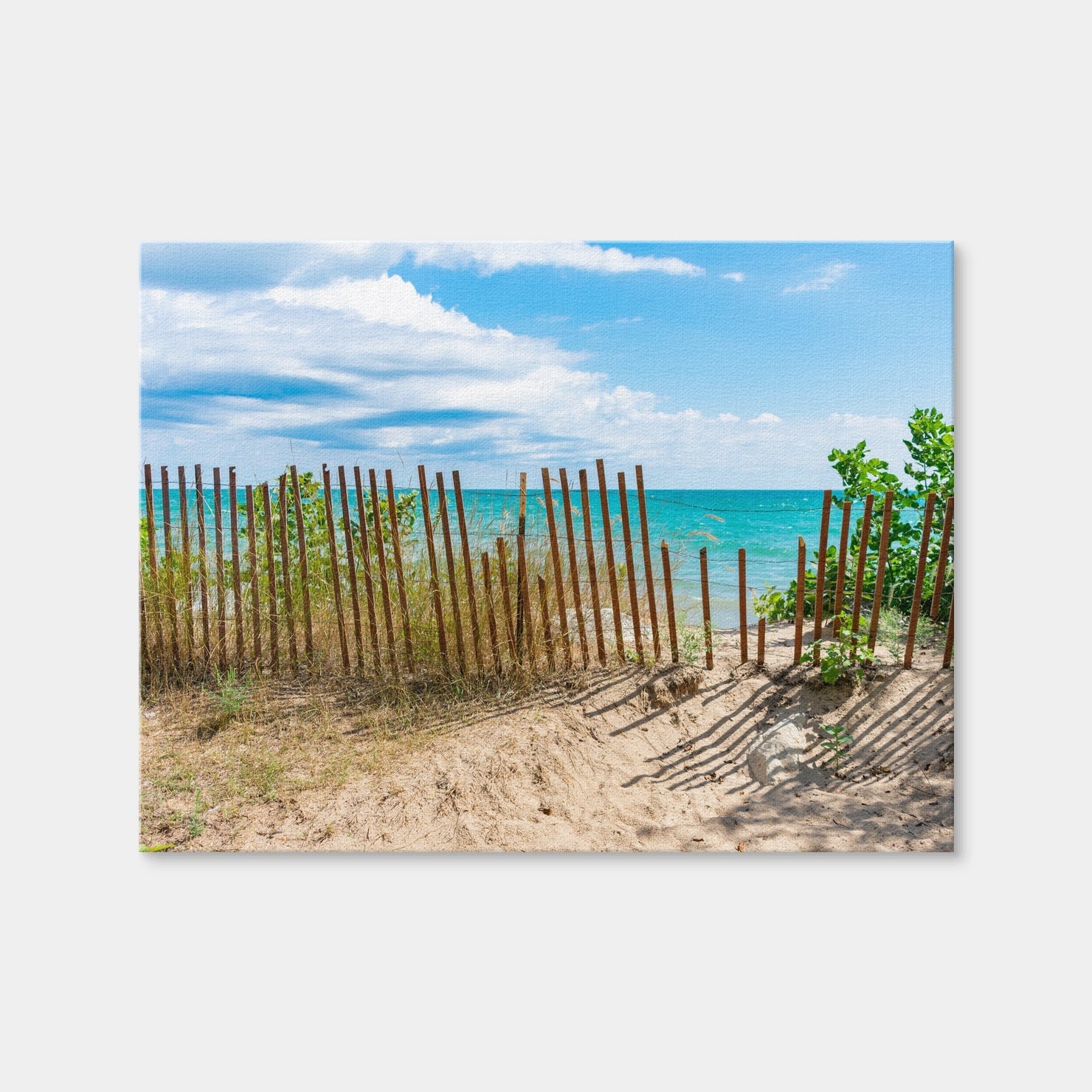 AUTO-MOCKUP WHITE | Shoreline with Fence in Evanston | 1 Piece | Gallery Wrap | group=4x3