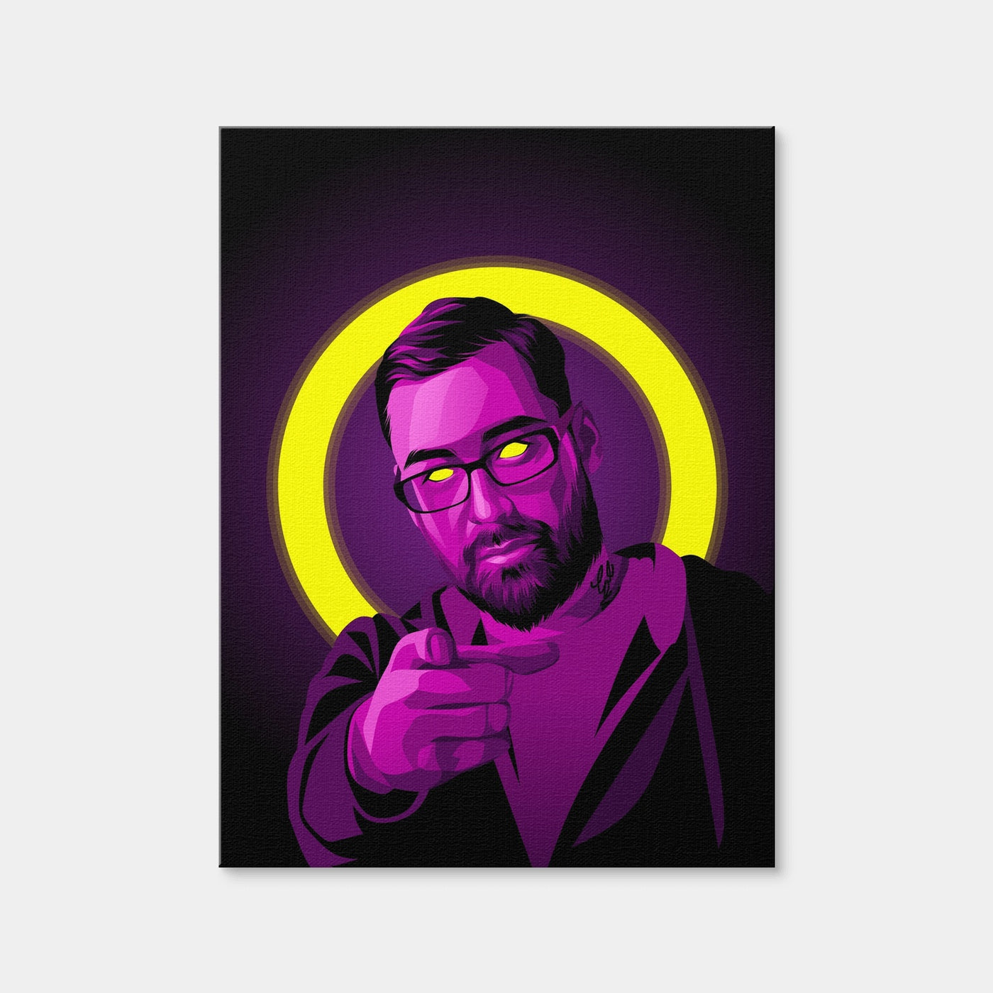 AUTO-MOCKUP WHITE | Sido Rapper | 1 Piece | Gallery Wrap | group=3x4