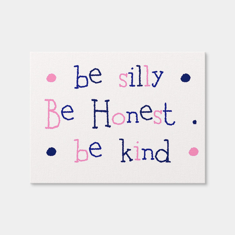 AUTO-MOCKUP WHITE | Silly Honest Kind Kids | 1 Piece | Gallery Wrap | group=4x3