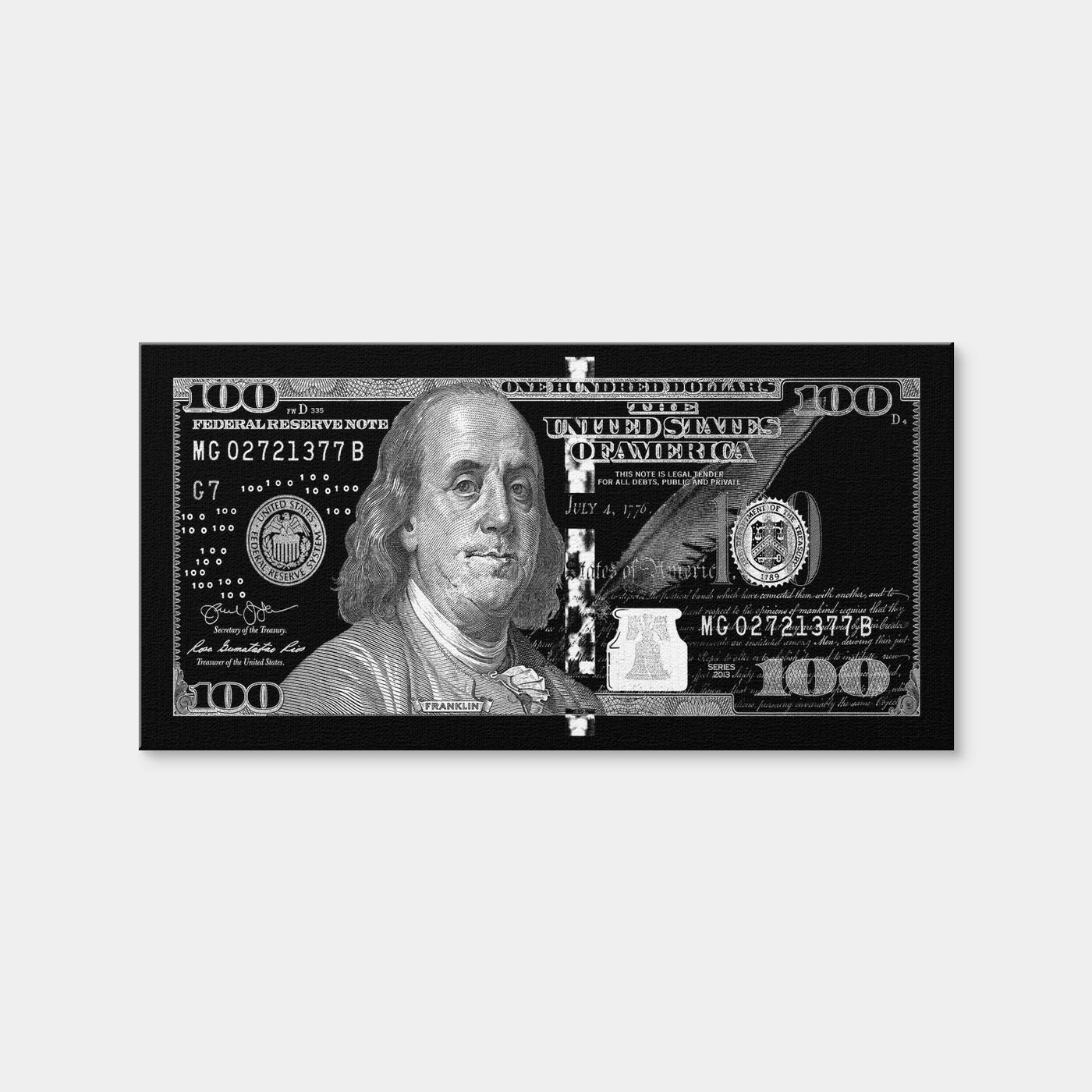 AUTO-MOCKUP WHITE | Silver Benny | 1 Piece | Gallery Wrap Canvas | group=2x1