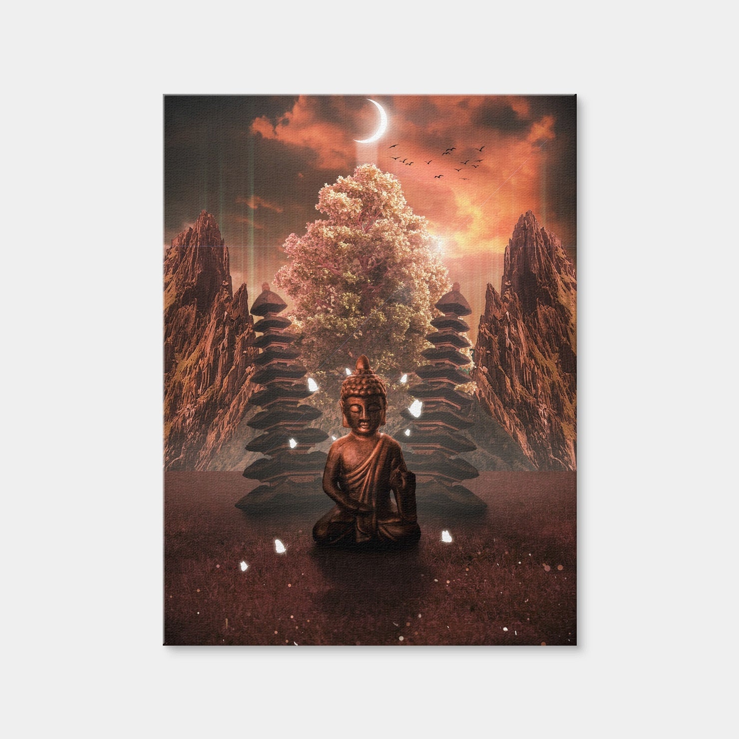 AUTO-MOCKUP WHITE | Sin Buddha | 1 Piece | Gallery Wrap | group=3x4