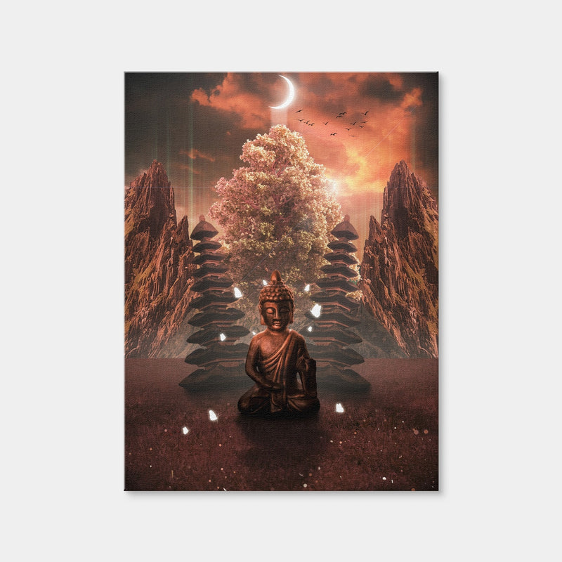 AUTO-MOCKUP WHITE | Sin Buddha | 1 Piece | Gallery Wrap | group=3x4