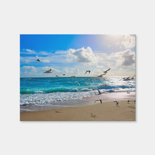 AUTO-MOCKUP WHITE | Singer Island Beach Seagulls | 1 Piece | Gallery Wrap | group=4x3