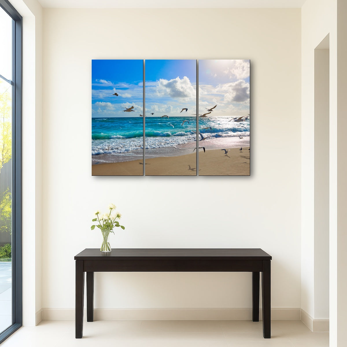 AUTO-MOCKUP ROOM | Singer Island beach seagulls