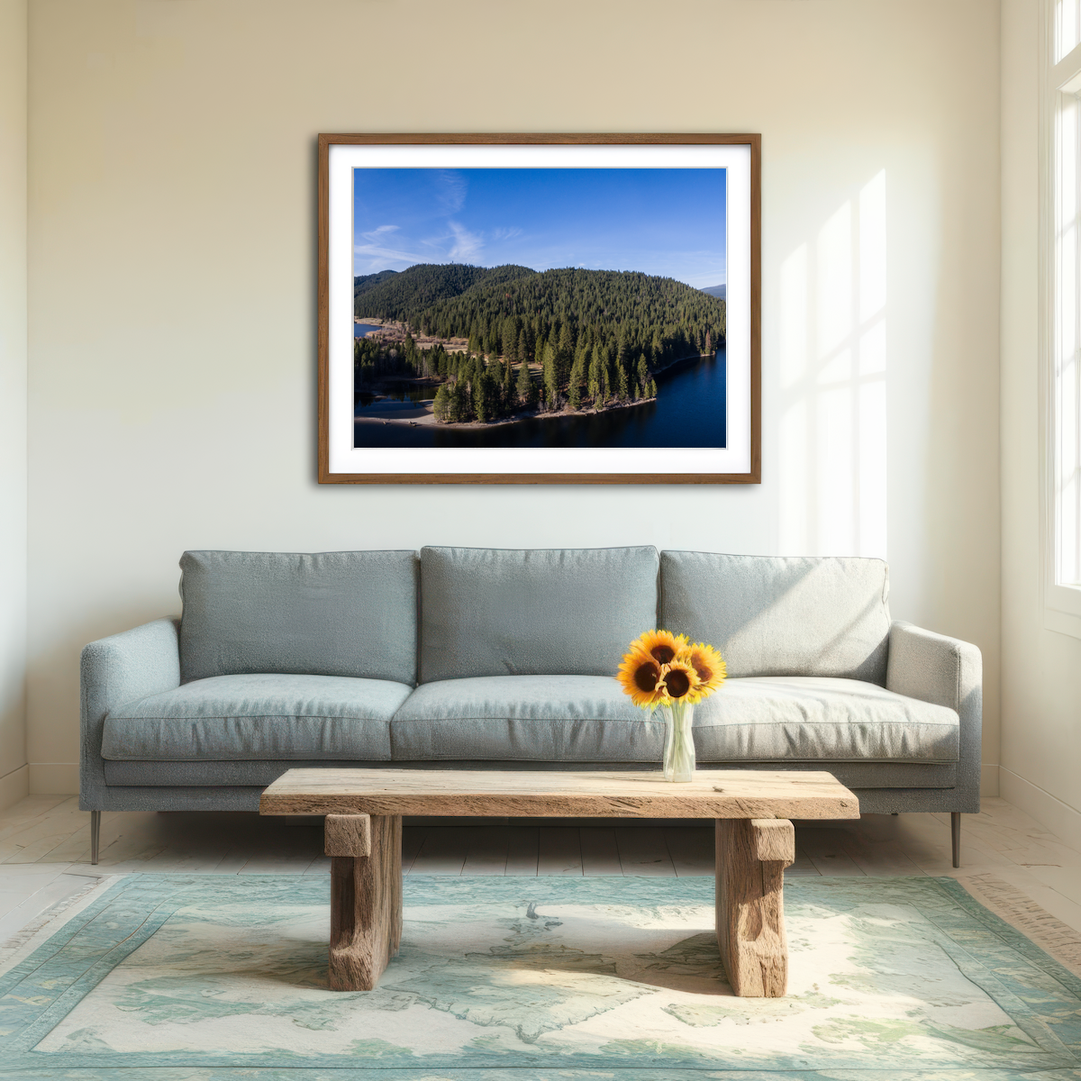 Siskiyou Lake and Mount Shasta Wall Art