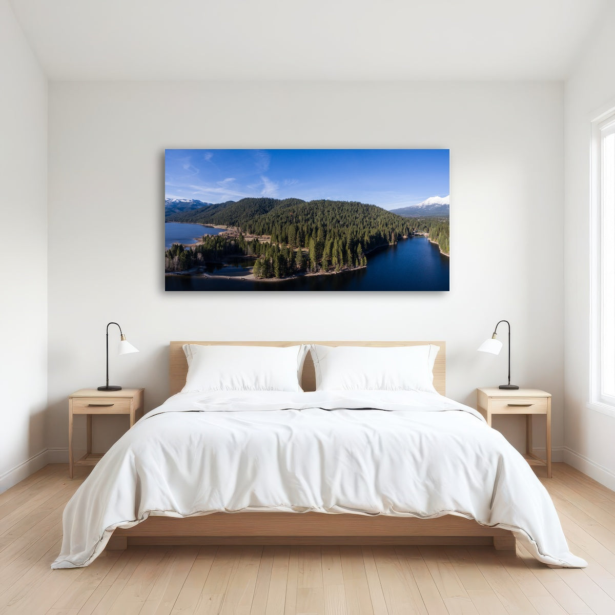 Siskiyou Lake and Mount Shasta Wall Art