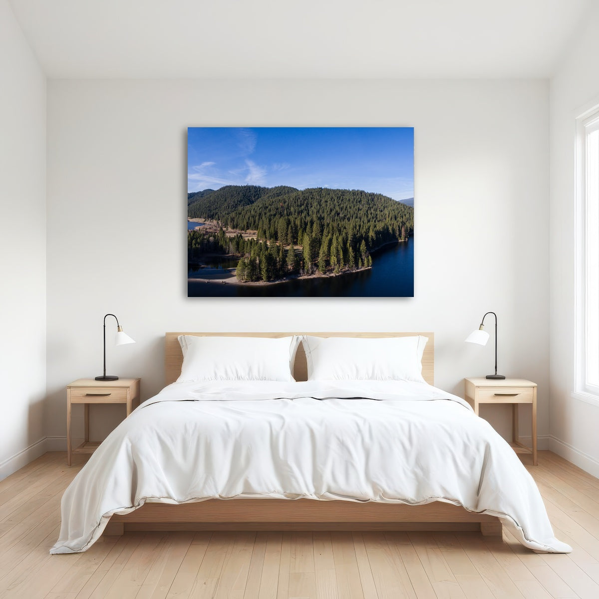 Siskiyou Lake and Mount Shasta Wall Art