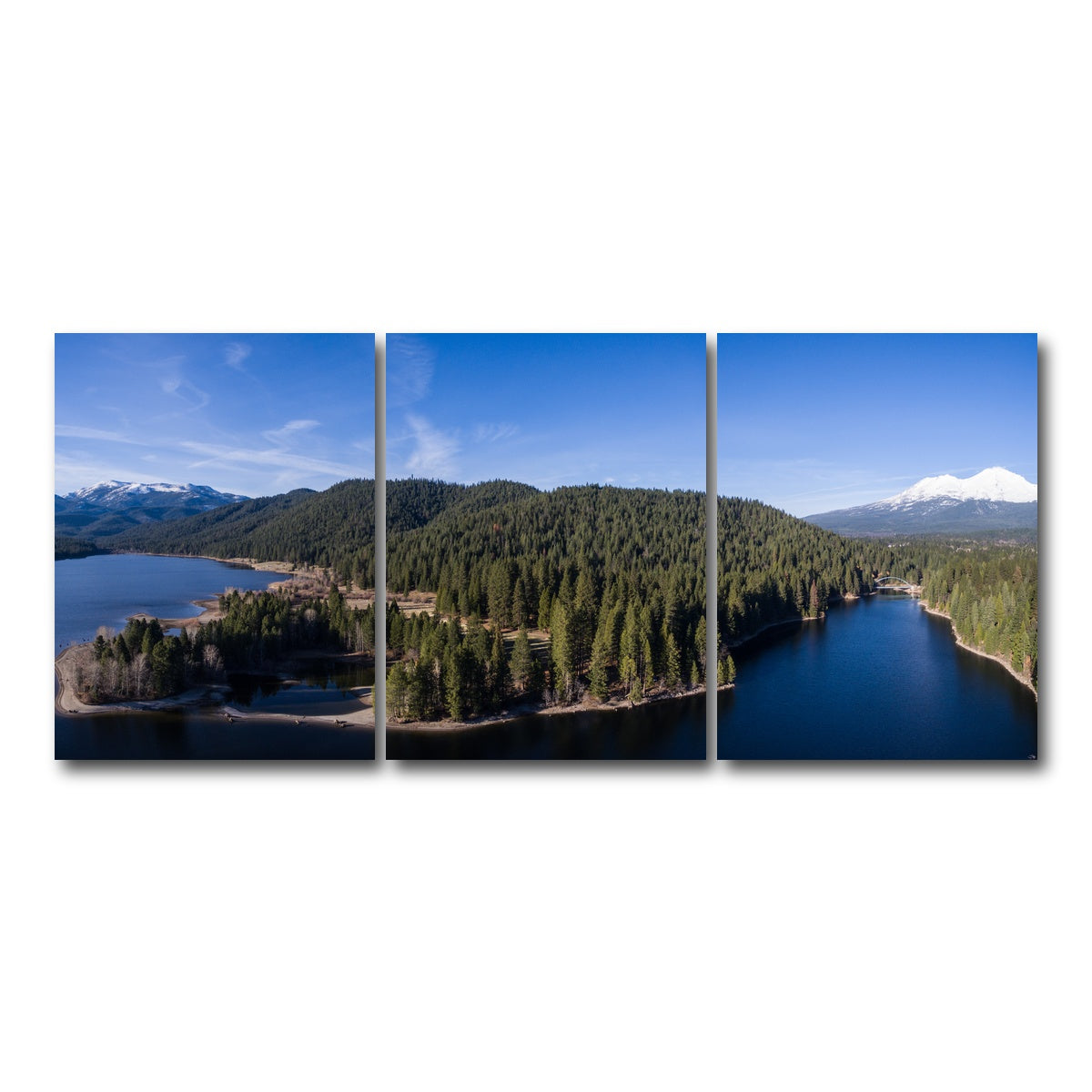 Siskiyou Lake and Mount Shasta Wall Art