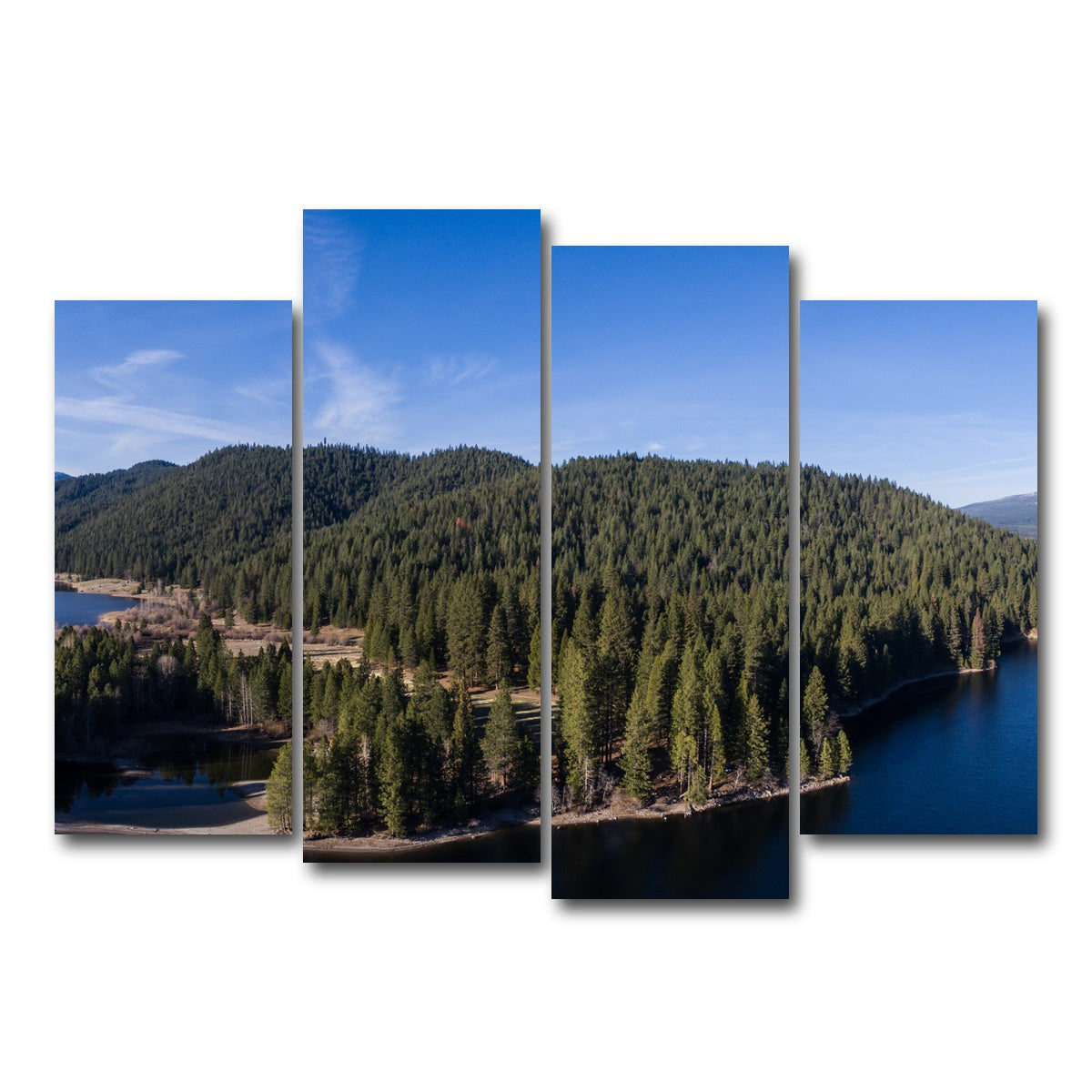 Siskiyou Lake and Mount Shasta Wall Art