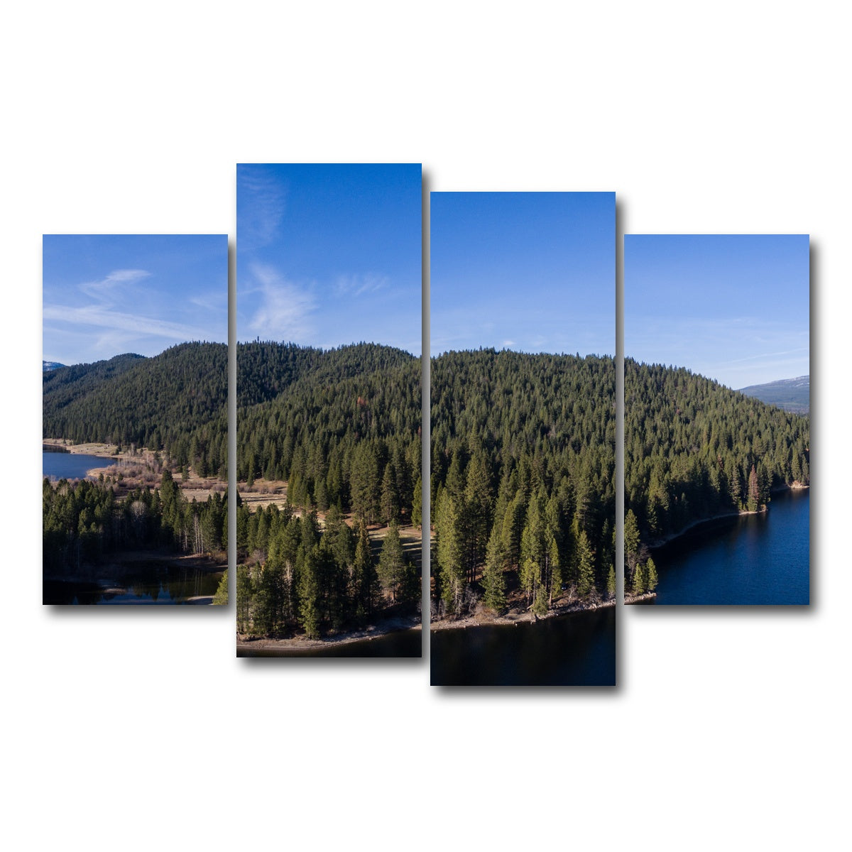 Siskiyou Lake and Mount Shasta Wall Art