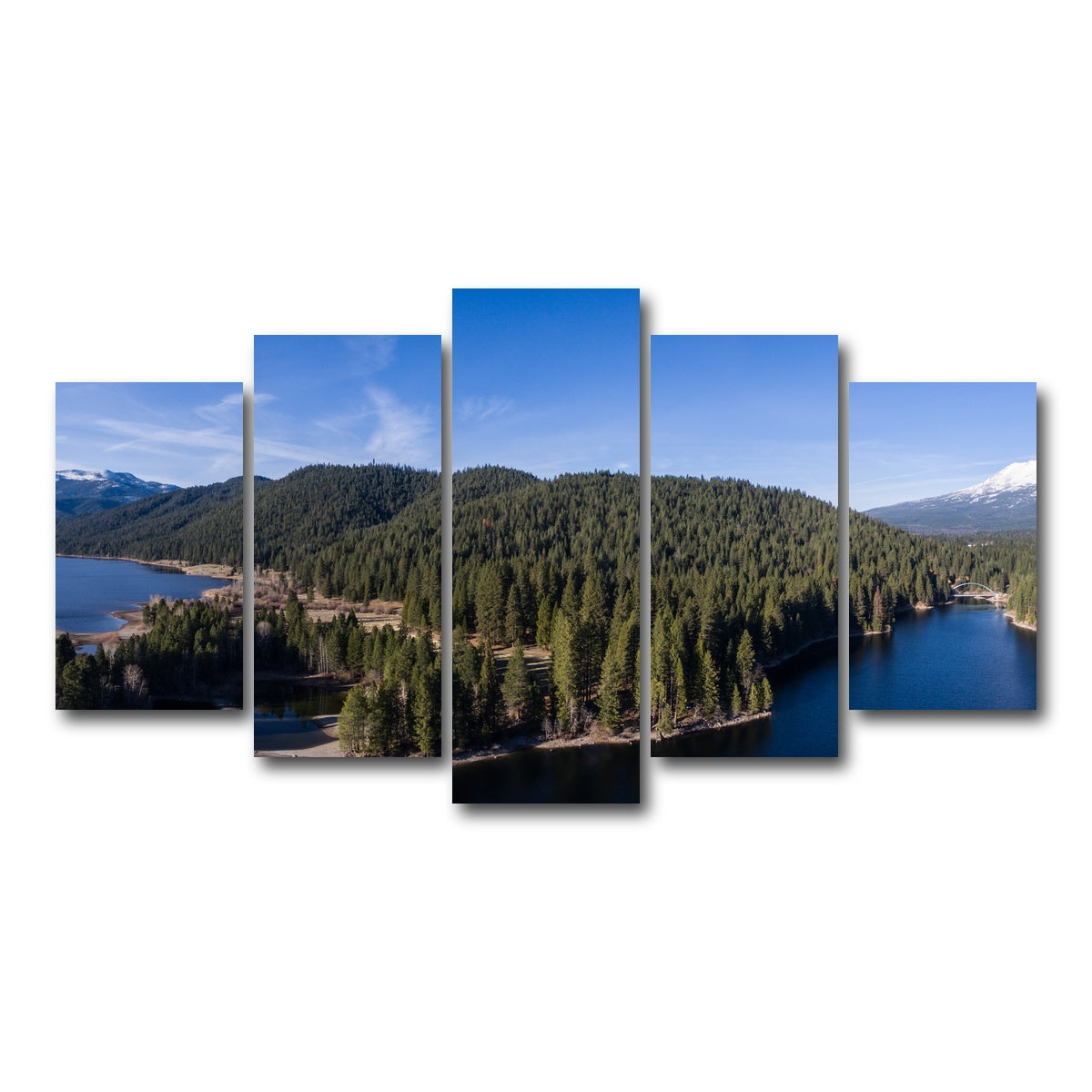 Siskiyou Lake and Mount Shasta Wall Art