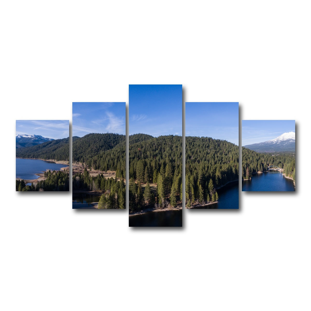 Siskiyou Lake and Mount Shasta Wall Art
