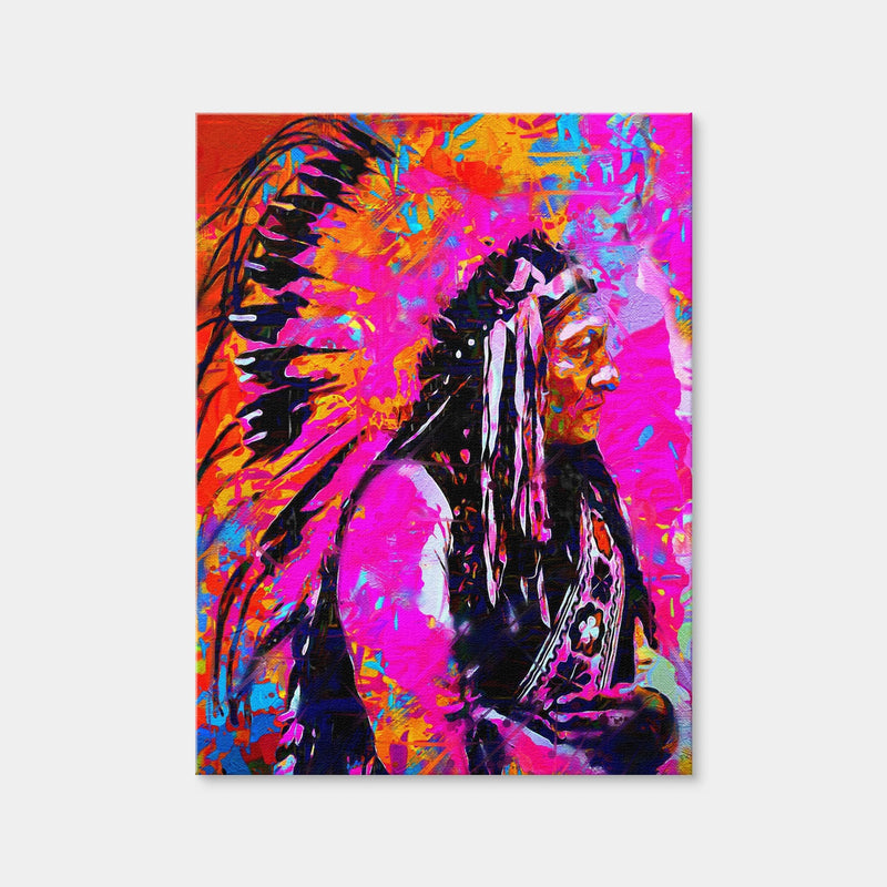 AUTO-MOCKUP WHITE | Sitting Bull | 1 Piece | Gallery Wrap | group=3x4