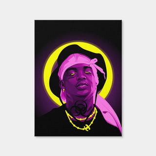 AUTO-MOCKUP WHITE | Ski Mask the Slump God | 1 Piece | Gallery Wrap | group=3x4