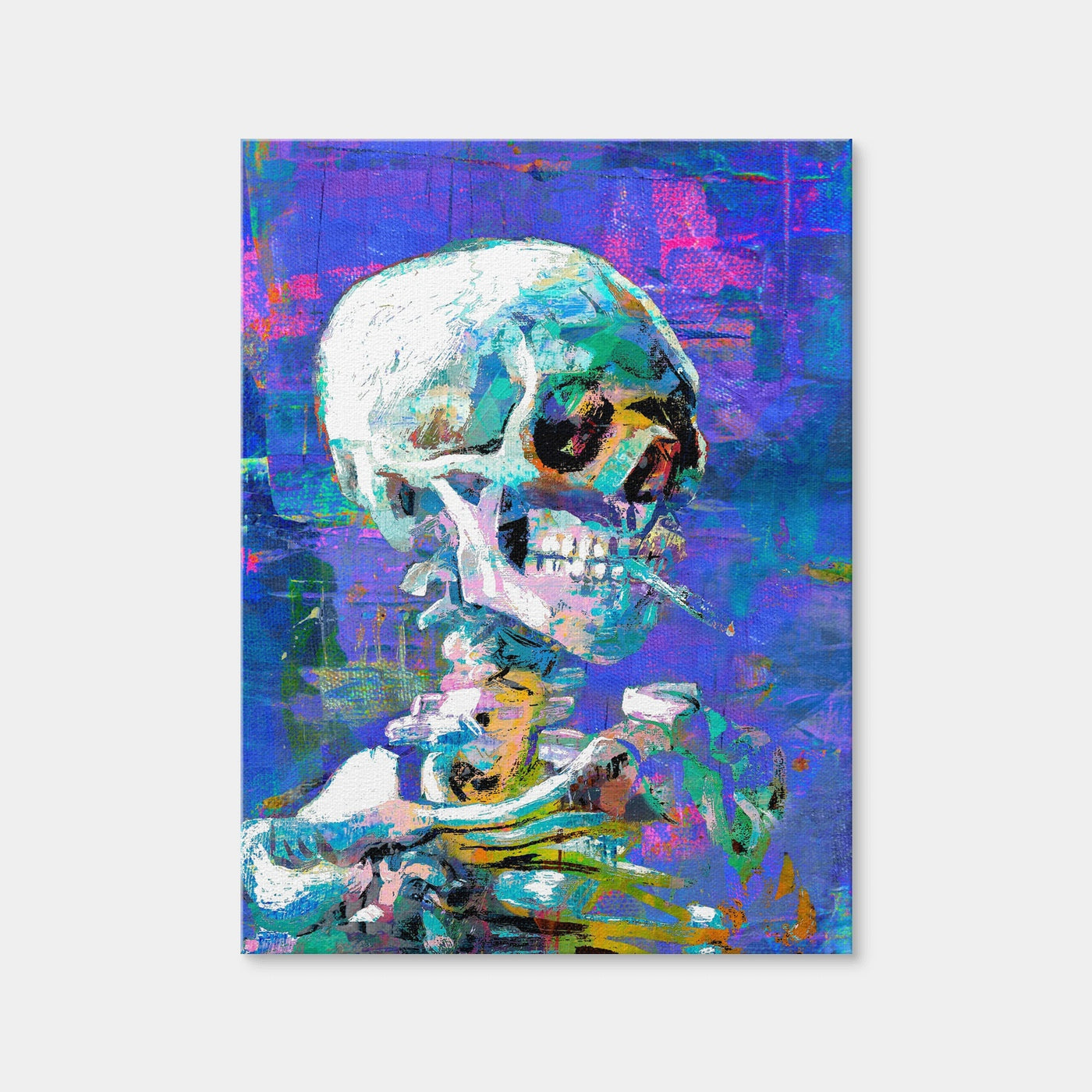 AUTO-MOCKUP WHITE | Skull 2 | 1 Piece | Gallery Wrap | group=3x4