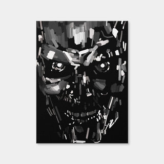 AUTO-MOCKUP WHITE | Skull Black And White | 1 Piece | Gallery Wrap | group=3x4