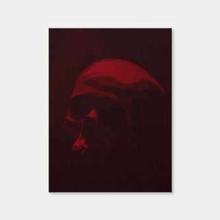 AUTO-MOCKUP WHITE | Skull Dark Red | 1 Piece | Gallery Wrap | group=3x4
