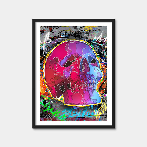 Skull Design Wall Art — Framed Print Format preview