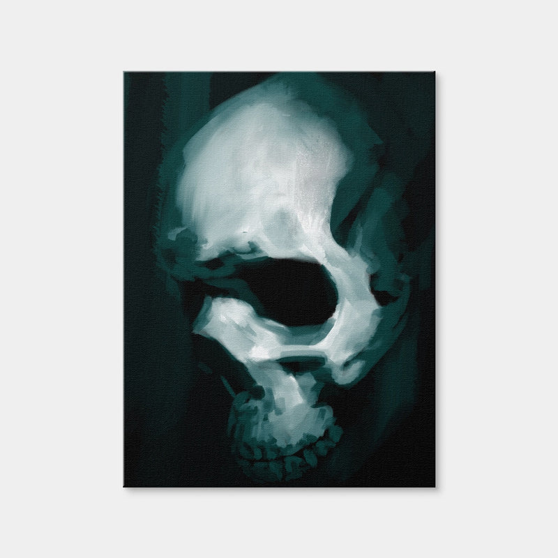 AUTO-MOCKUP WHITE | Skull In Profile | 1 Piece | Gallery Wrap | group=3x4