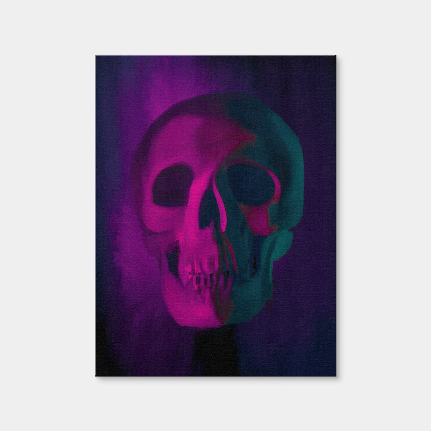 AUTO-MOCKUP WHITE | Skull Purple Shade | 1 Piece | Gallery Wrap | group=3x4