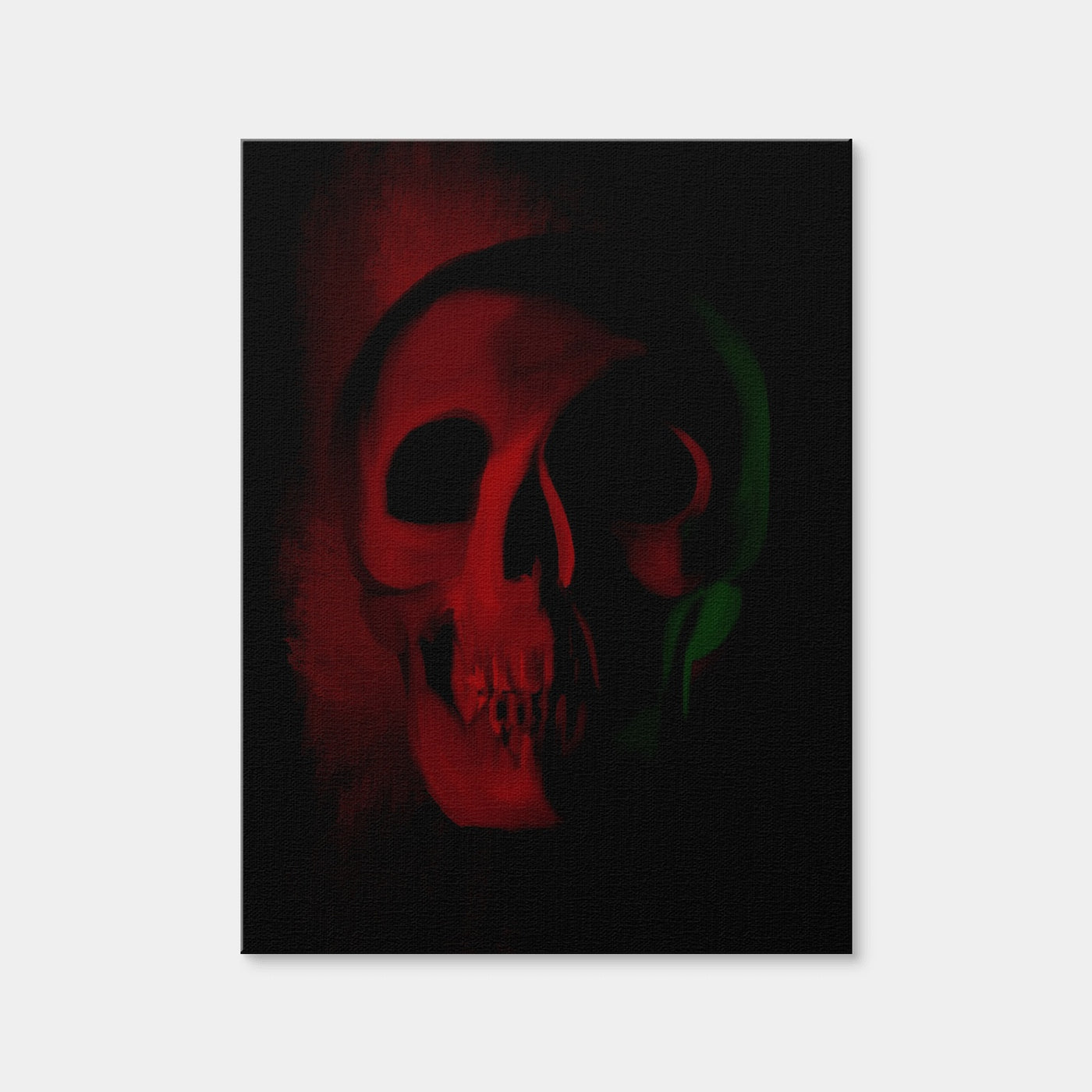 AUTO-MOCKUP WHITE | Skull Red Shade | 1 Piece | Gallery Wrap | group=3x4
