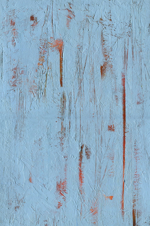 Sky Blue Red Wall Art