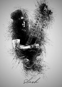 Slash Double Neck Wall Art