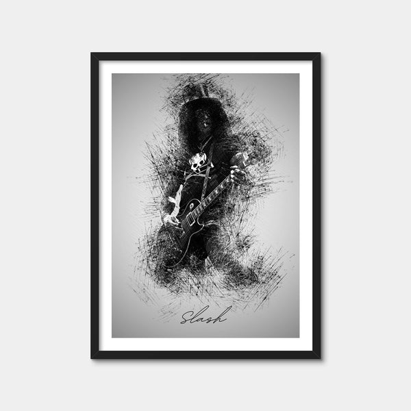 Slash With Cig Wall Art — Framed Print Format preview