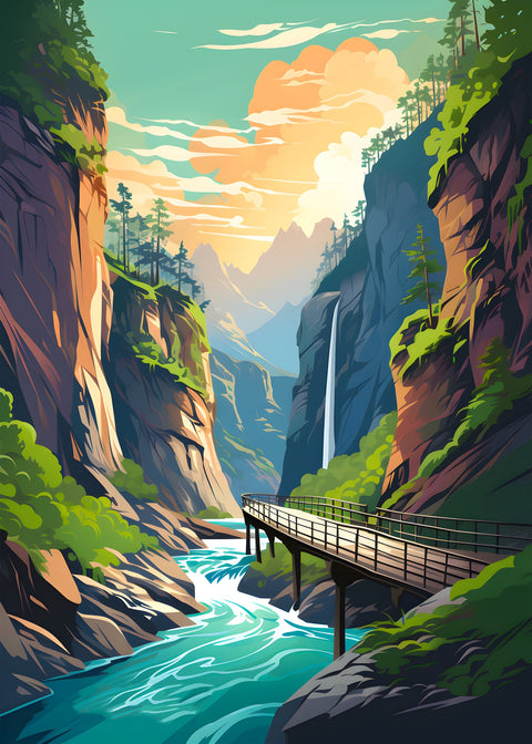 Slovenia - Vintgar Gorge Wall Art