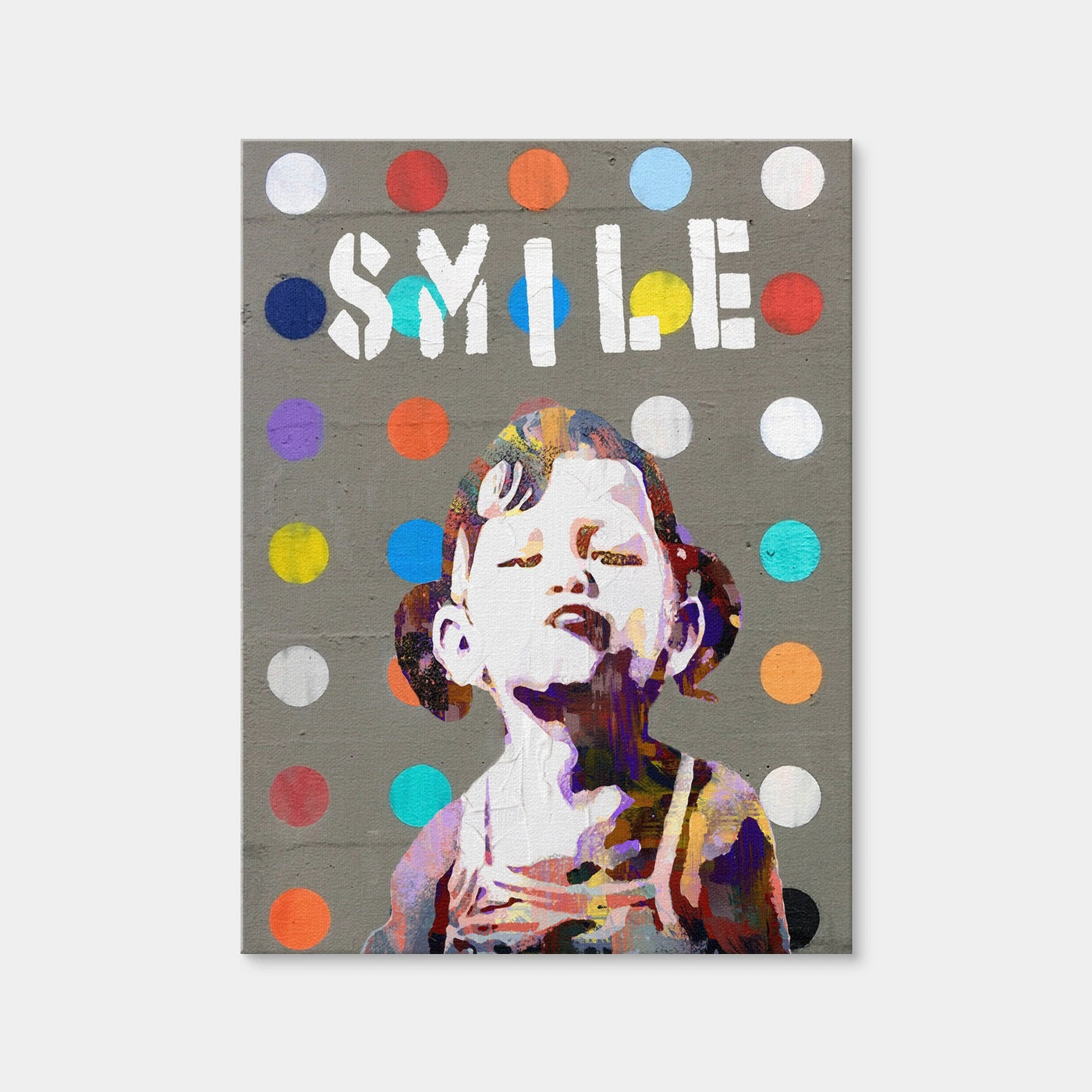 AUTO-MOCKUP WHITE | Smile Girl | 1 Piece | Gallery Wrap | group=3x4