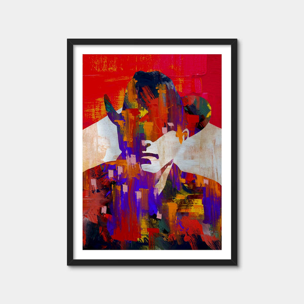 Smoker Man Wall Art — Framed Print Format preview