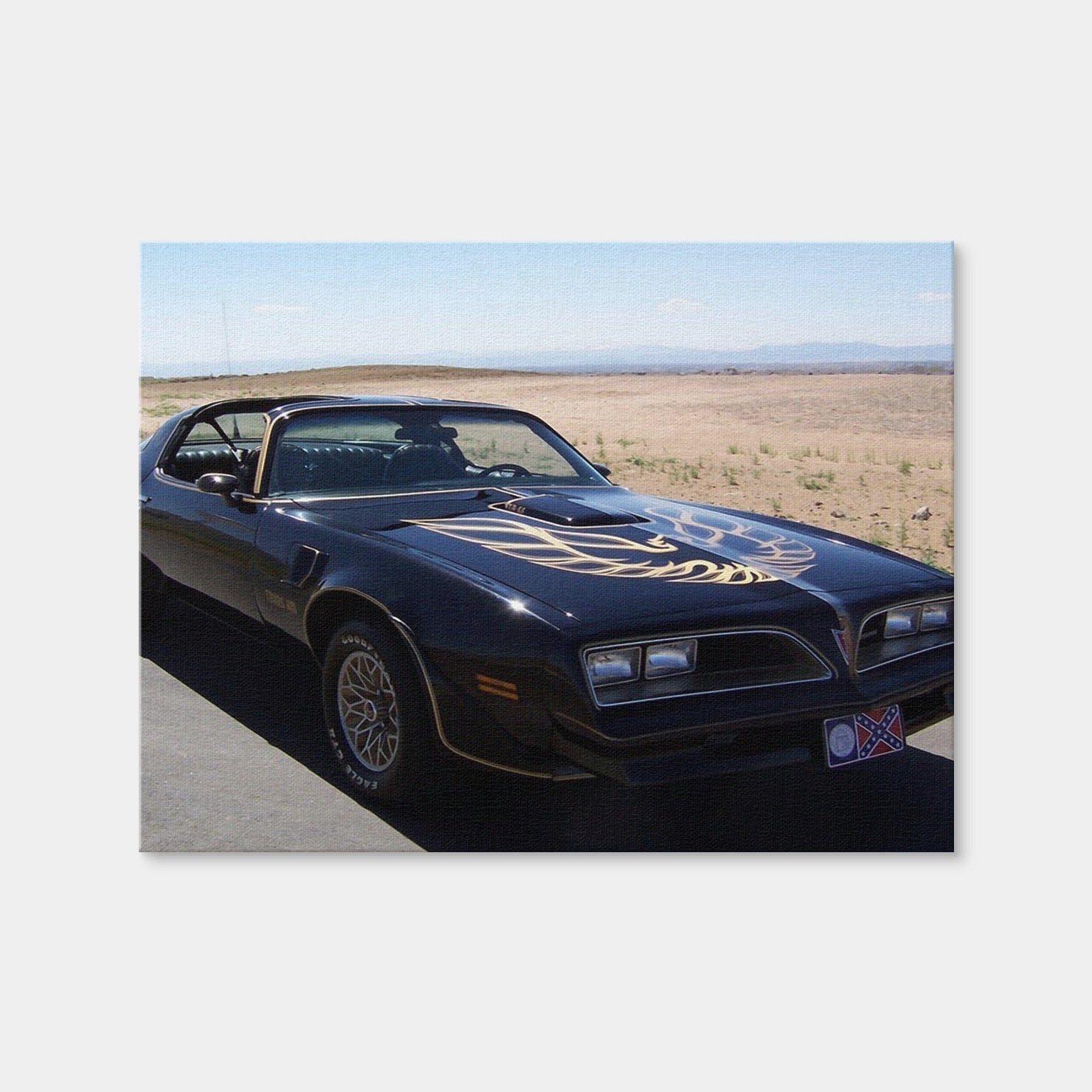 AUTO-MOCKUP WHITE | Smokey Trans Am | 1 Piece | Gallery Wrap | group=4x3