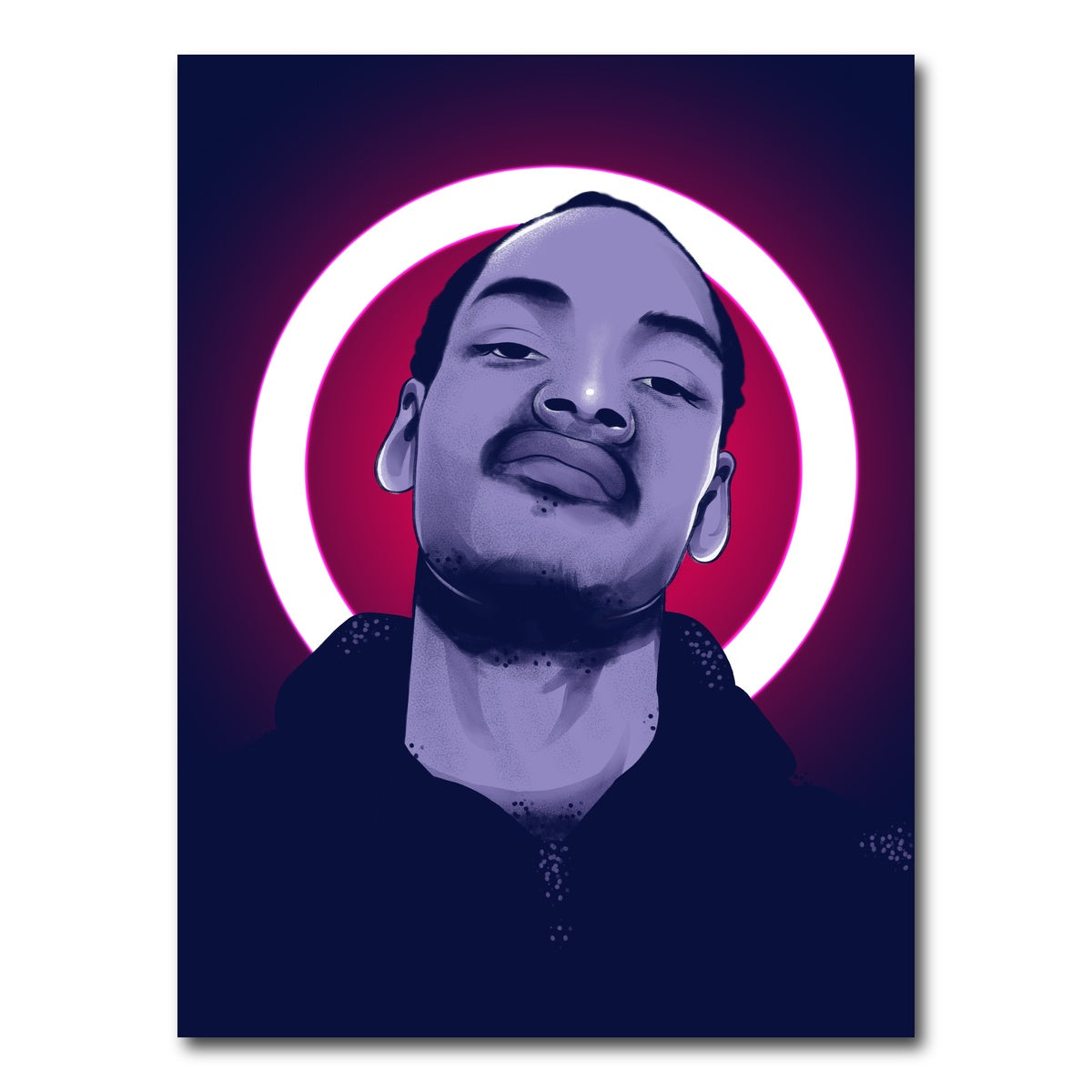 AUTO-MOCKUP WHITE | Snoop Doggy Dogg | 1 Piece | Gallery Wrap Canvas | group=3x4