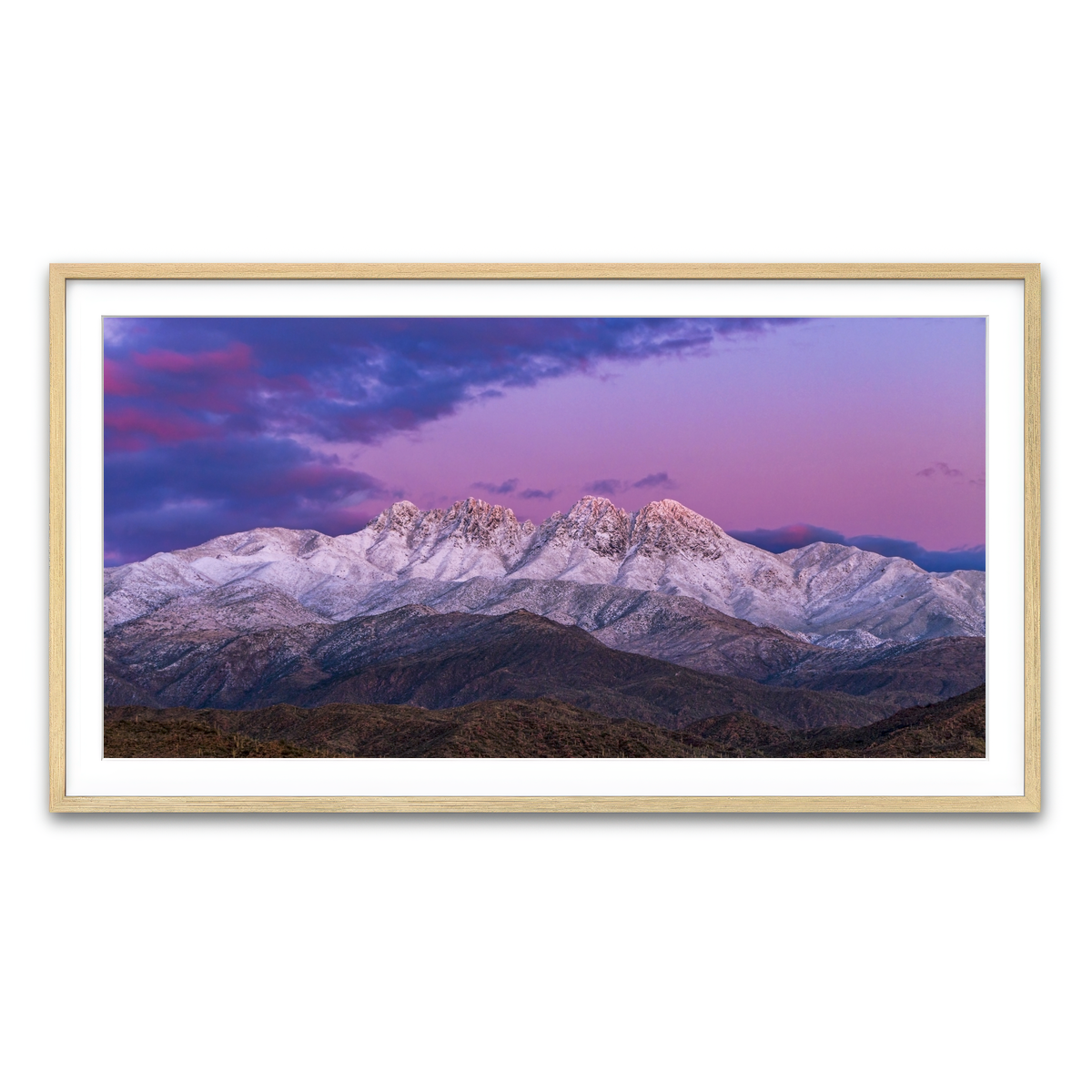 Framed Print 2x1 Natural