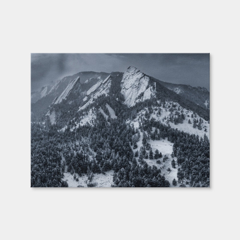 AUTO-MOCKUP WHITE | Snow On The Flatirons | 1 Piece | Gallery Wrap | group=4x3