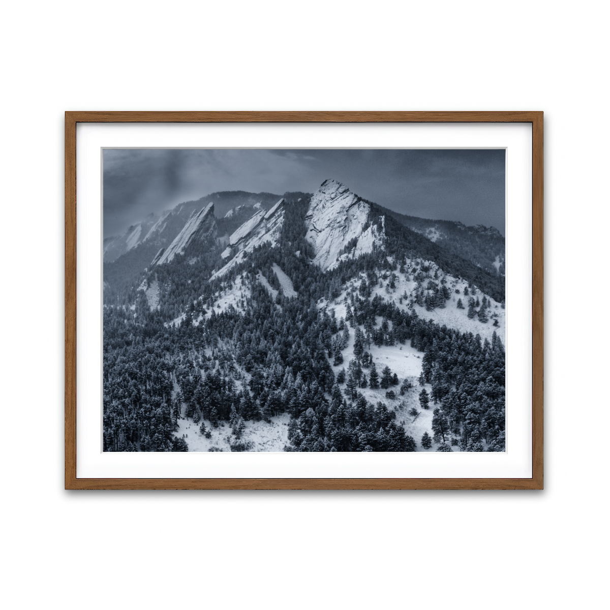Framed Print 4x3 Walnut