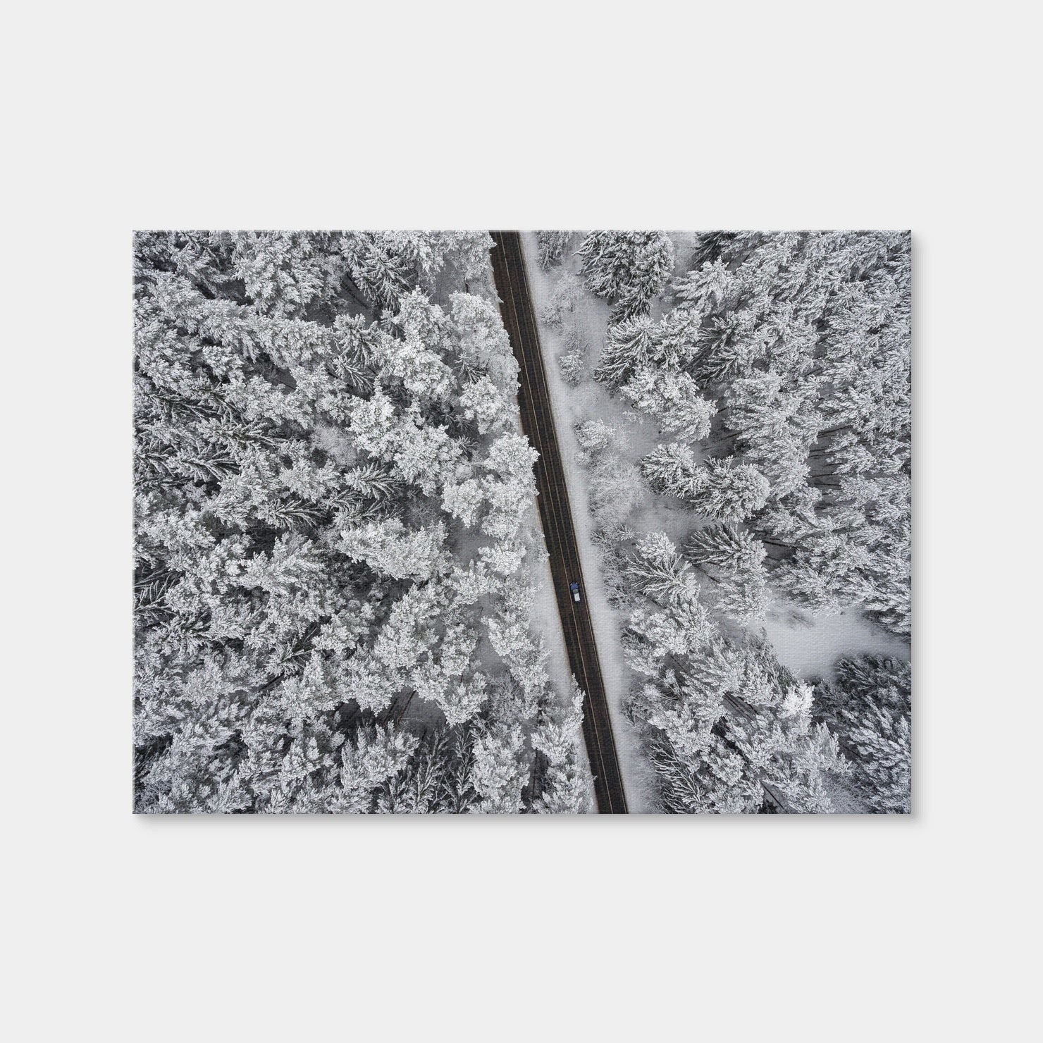 AUTO-MOCKUP WHITE | Snowy Road | 1 Piece | Gallery Wrap | group=4x3