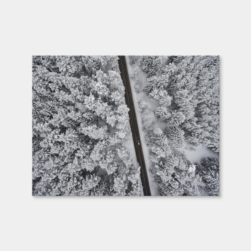 AUTO-MOCKUP WHITE | Snowy Road | 1 Piece | Gallery Wrap | group=4x3