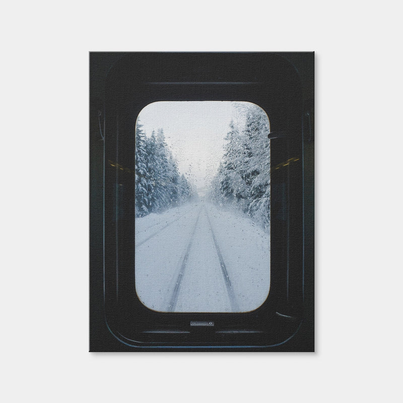 AUTO-MOCKUP WHITE | Snowy Train | 1 Piece | Gallery Wrap | group=3x4