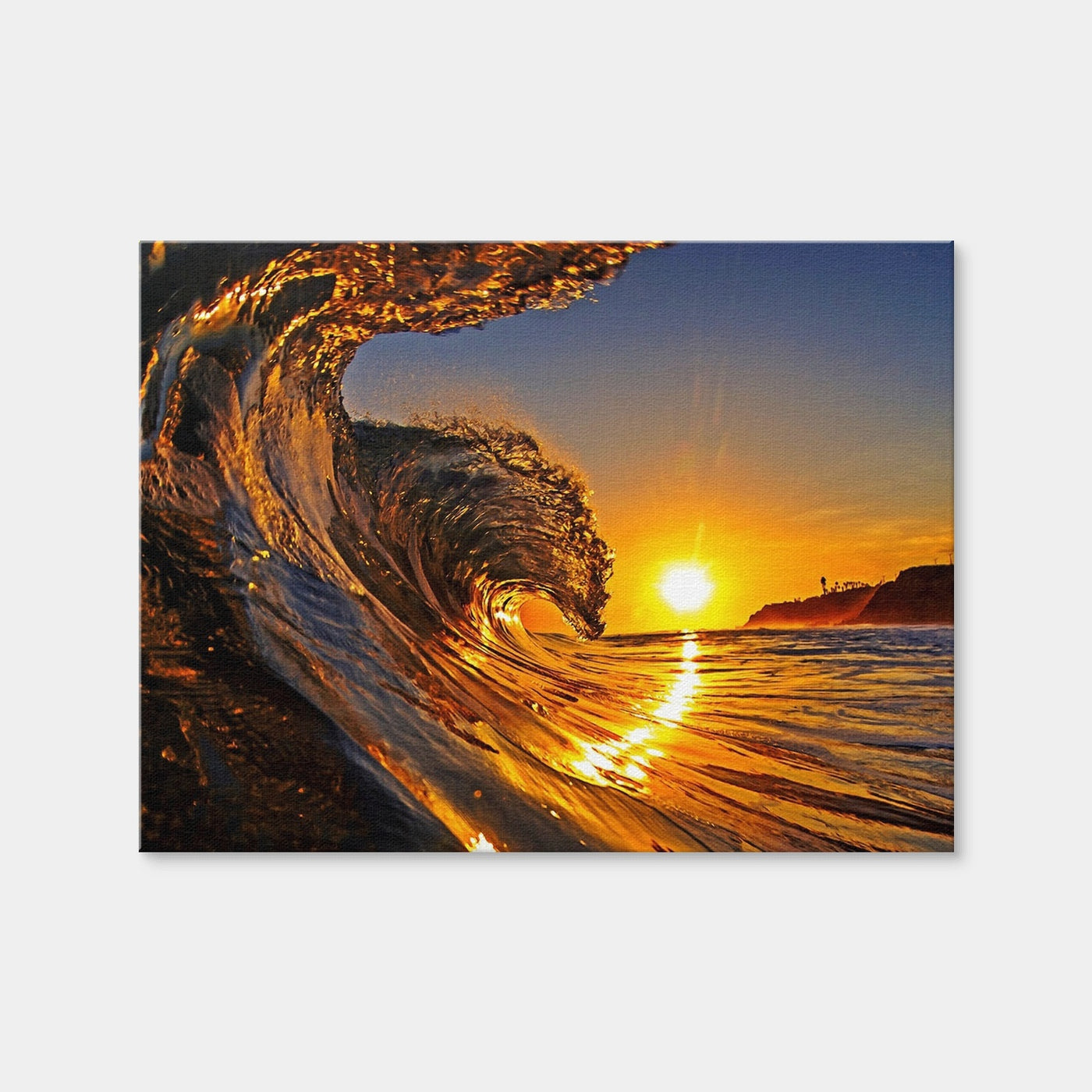 AUTO-MOCKUP WHITE | Solar Waves | 1 Piece | Gallery Wrap | group=4x3